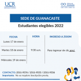 Sesión de Orientación para el proceso de admisión